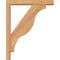 Ekena Millwork Funston Block Smooth Bracket w/ Offset Brace, Western Red Cedar, 3 1/2"W x 16"D x 20"H BKT0402X16X20FST05SWR - alternate 3